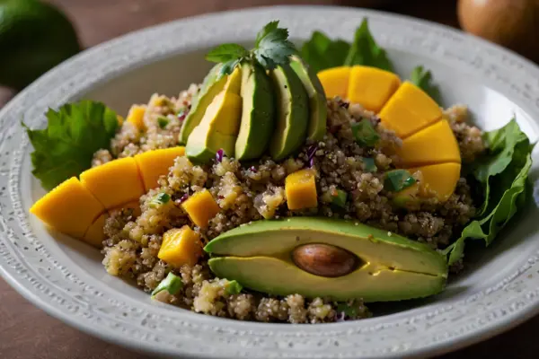 Ensalada de Quinoa con Mango y Aguacate