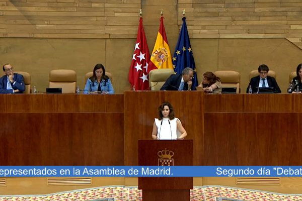 Debate del Estado de la Región: La oposición pierde el norte mientras Ayuso lidera el futuro de Madrid