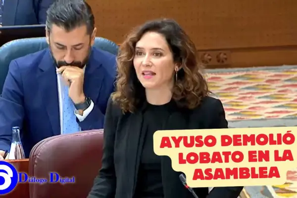 Ayuso DEMOLIÓ a Lobato en la Asamblea: ¡La respuesta que paralizó al PSOE!