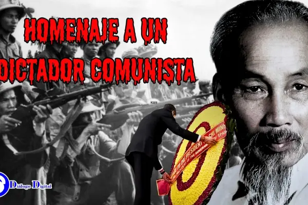 Sánchez rinde tributo al terror rojo de Ho Chi Minh en Vietnam
