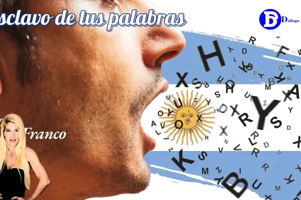 Ilustración conceptual sobre el significado de ser esclavo de tus palabras