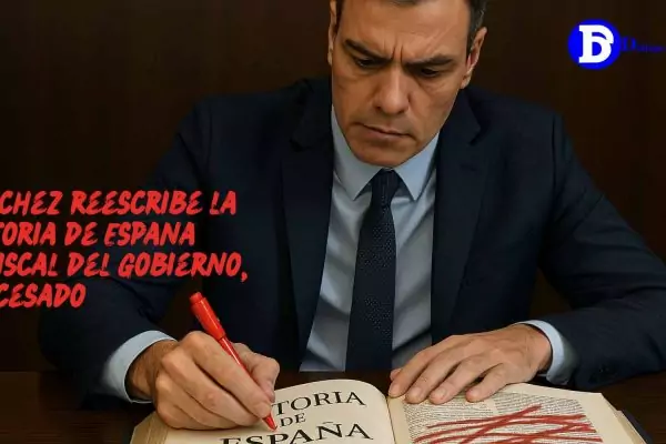 El fiscal del Gobierno, procesado: Sánchez reescribe la historia de España