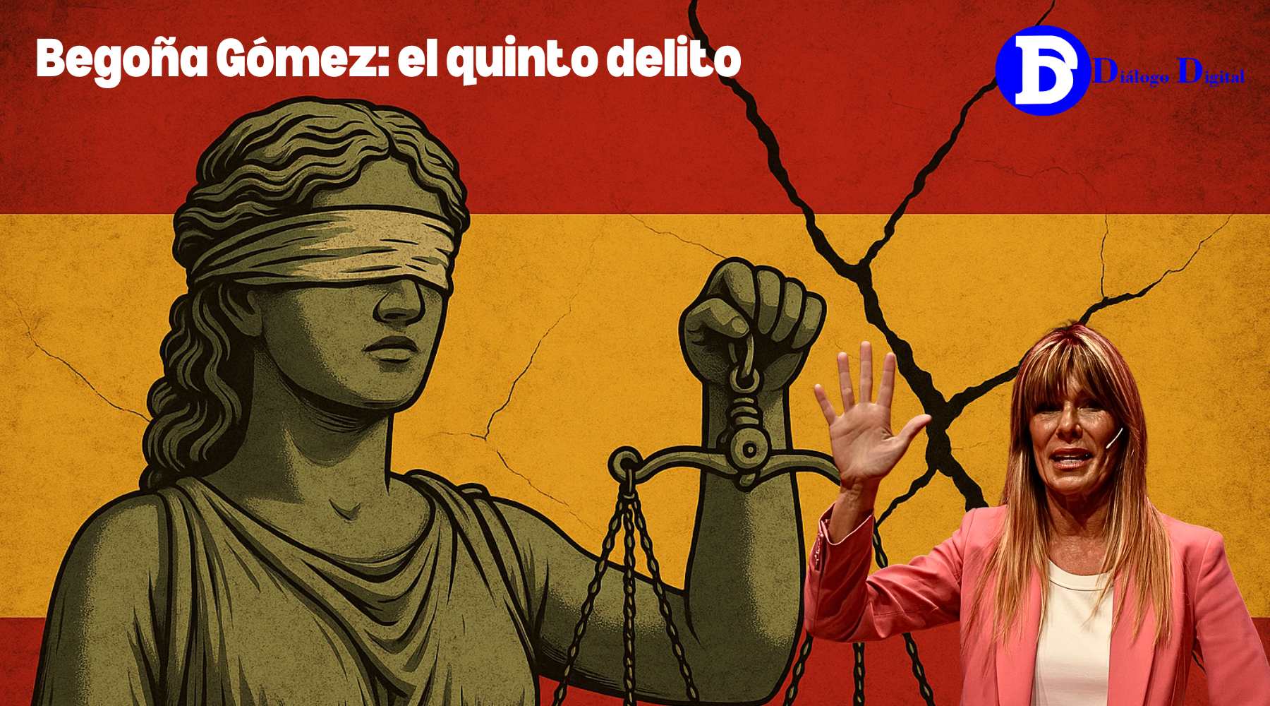 Begoña Gómez: el quinto delito y el silencio cómplice de un presidente acorralado