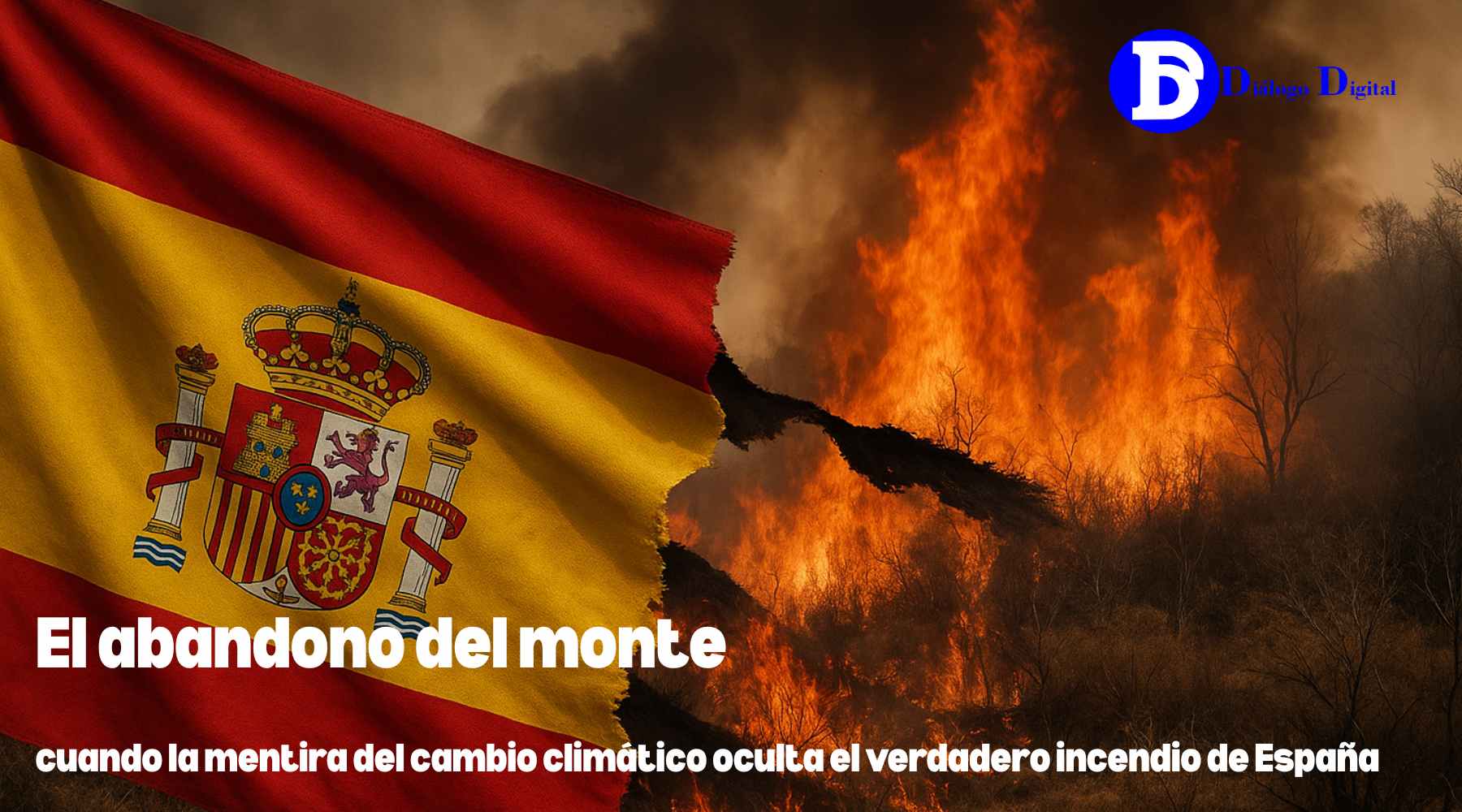 El abandono del monte: cuando la mentira del cambio climático oculta el verdadero incendio de España