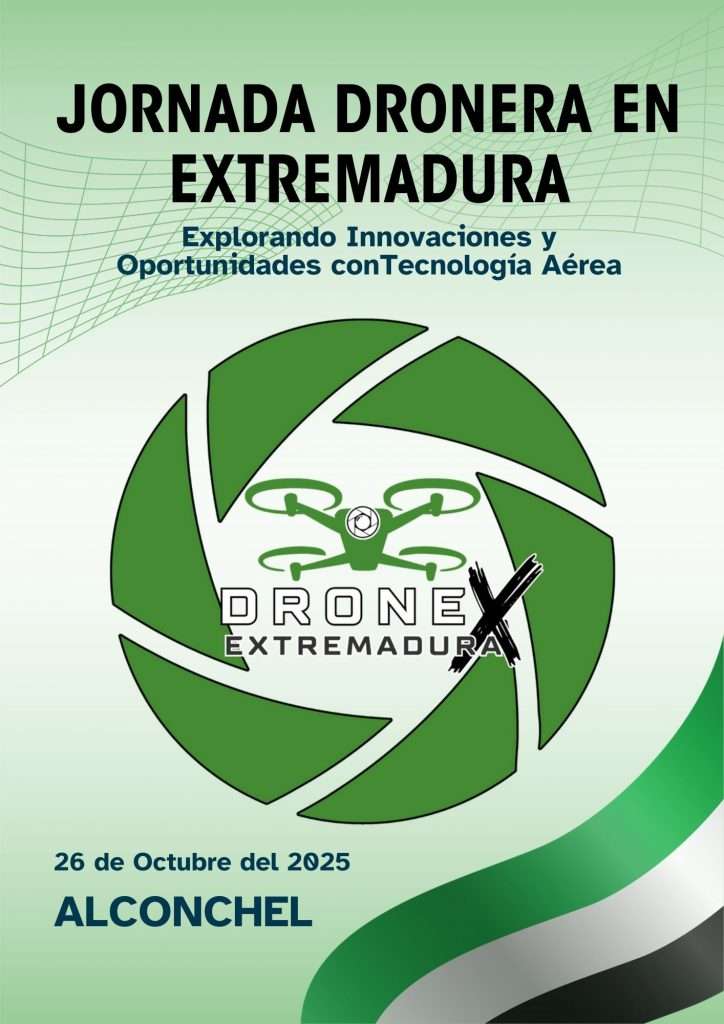 Jornada Dronera en Extremadura Portada