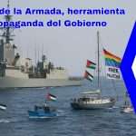 El buque de la Armada, herramienta de propaganda del Gobierno
