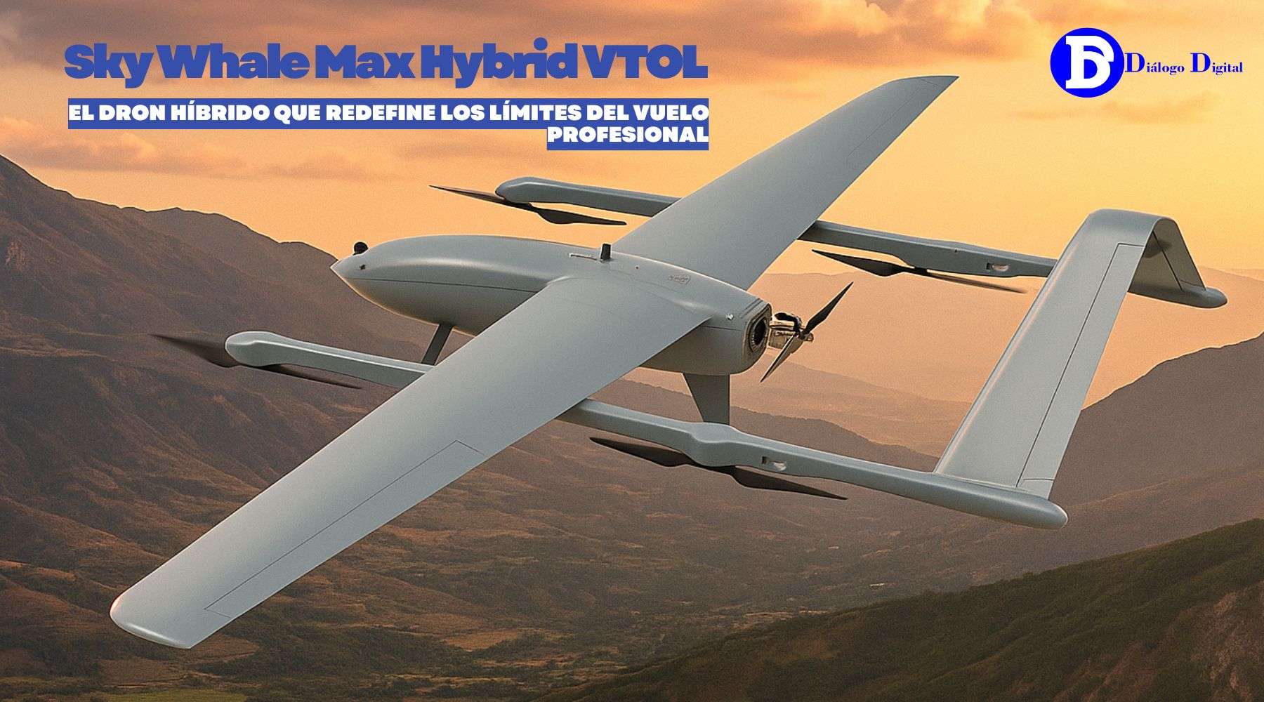 el dron híbrido que redefine los límites del vuelo profesional