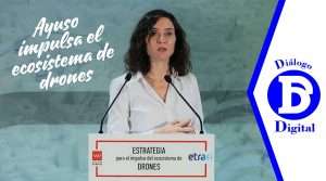 Isabel Díaz Ayuso durante la presentación de la Estrategia de Impulso del Ecosistema de Drones de la Comunidad de Madrid en 2026