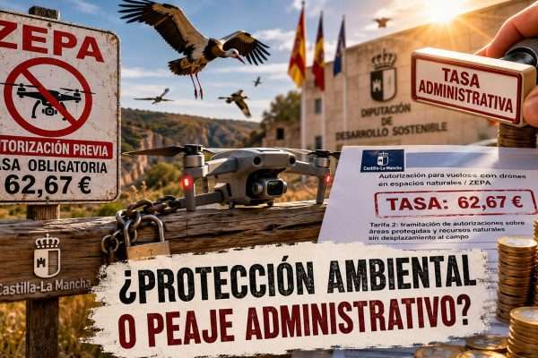 Drones ZEPA: las políticas de Page convierten el vuelo de drones en un nuevo peaje administrativo