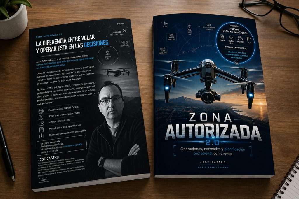 Zona Autorizada 2.0 world dron. La guía profesional para pilotos de drones 