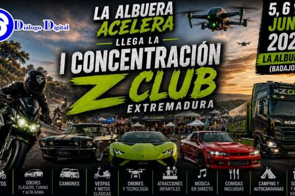 La Albuera acoge la mayor apuesta de Z Club Extremadura: tres días de motos, coches, camiones, drones y espectáculo