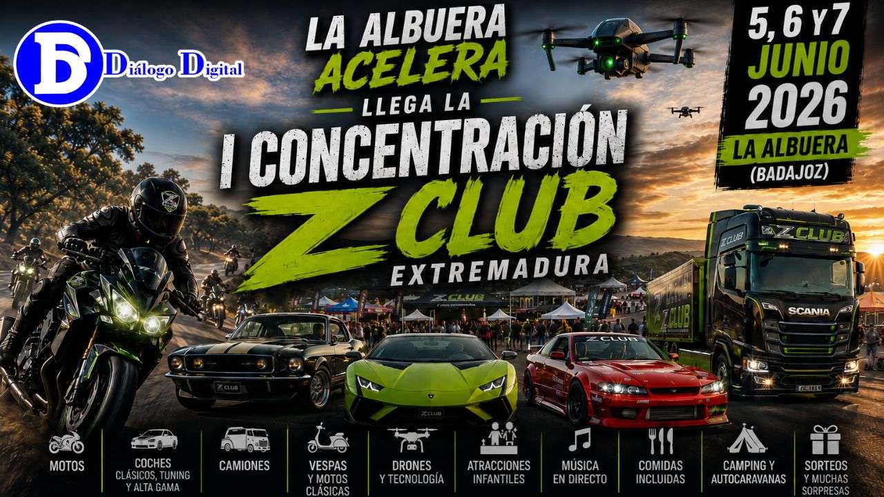 La Albuera acoge la mayor apuesta de Z Club Extremadura: tres días de motos, coches, camiones, drones y espectáculo
