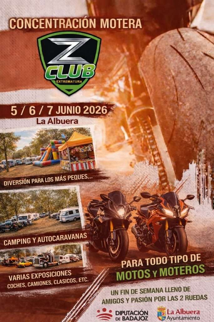  1 La Albuera acoge la mayor apuesta de Z Club Extremadura: tres días de motos, coches, camiones, drones y espectáculo