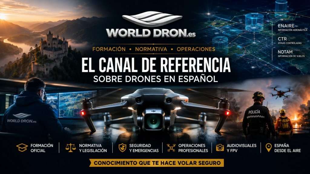 World Dron en YouTube: el canal de referencia para pilotos de drones.