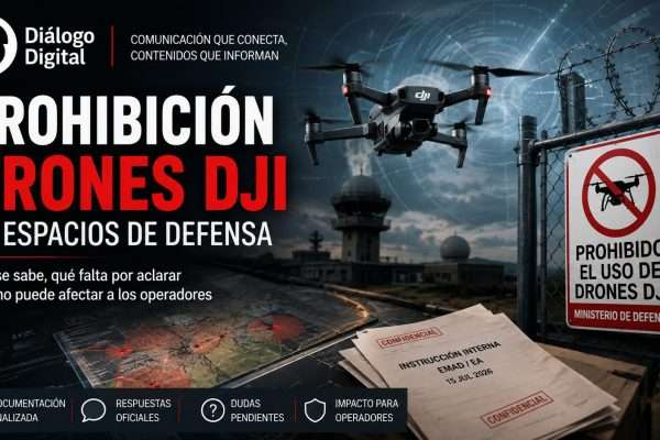 World Dron analiza la prohibición de drones DJI en espacios gestionados por Defensa
